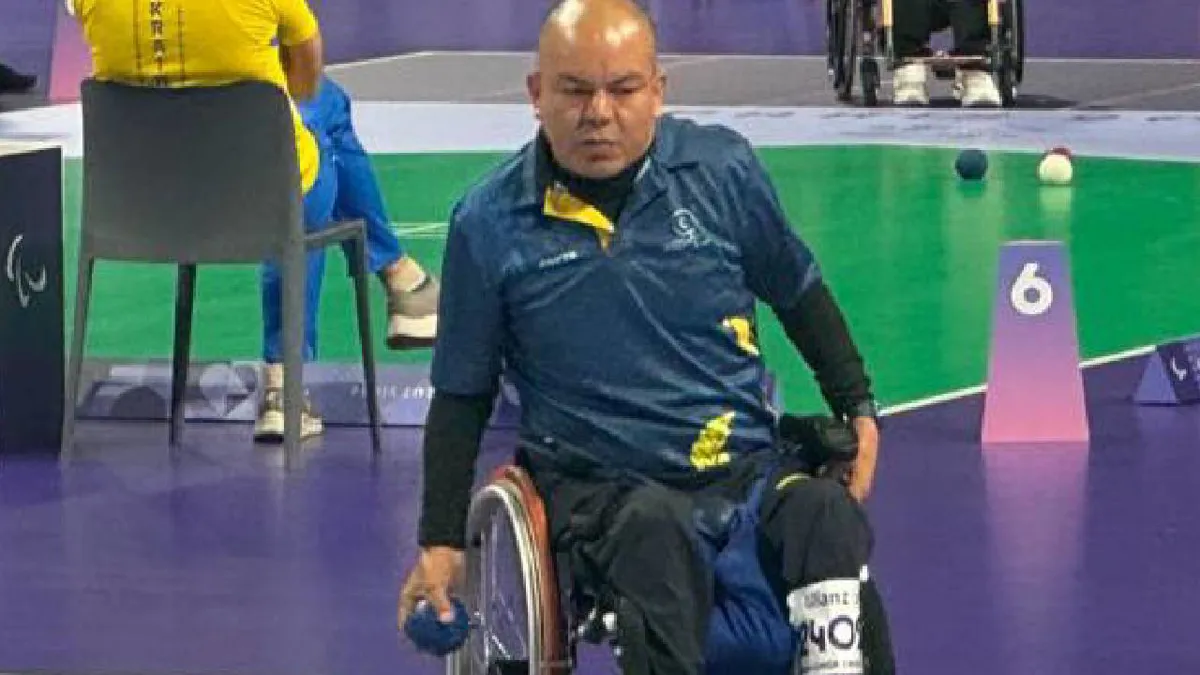 Edilson Chica gana medalla de plata en Boccia en los Juegos Paralímpicos