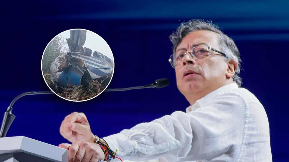 Petro pide investigación “rigurosa” del accidente aéreo que dejó 15 muertos en Norte de Santander