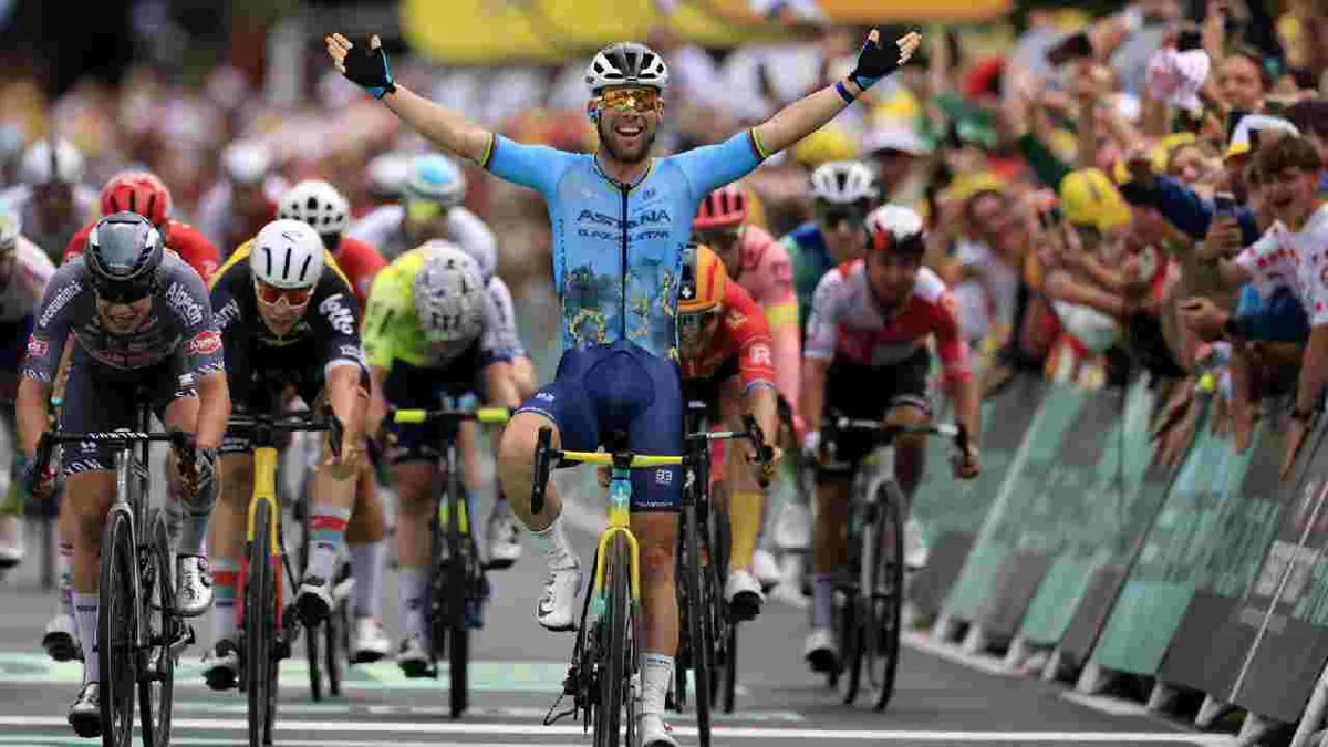 Mark Cavendish vence en la quinta etapa del Tour de Francia