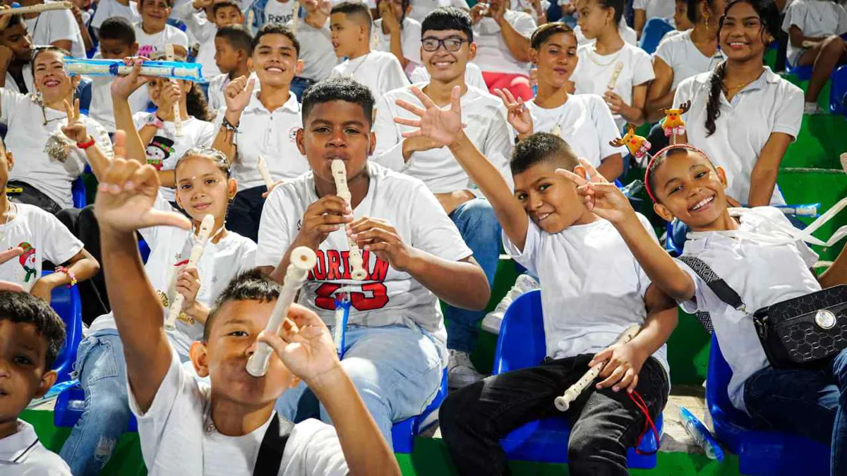 Sincelejo rompió récord guinness con el mayor concierto de flauta dulce del mundo