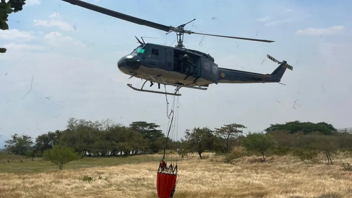 Las llamas arrasan más de 5.000 hectáreas de bosques en el Huila