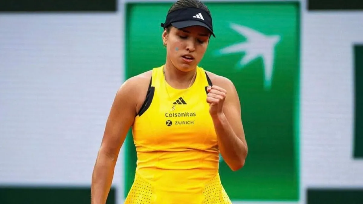 La tenista María Camila Osorio accede a la segunda ronda en los Olímpicos