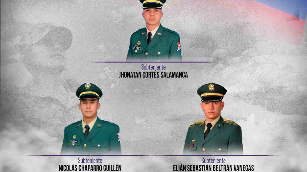 Hallan muertos a tres subtenientes del Ejército desaparecidos en entrenamiento