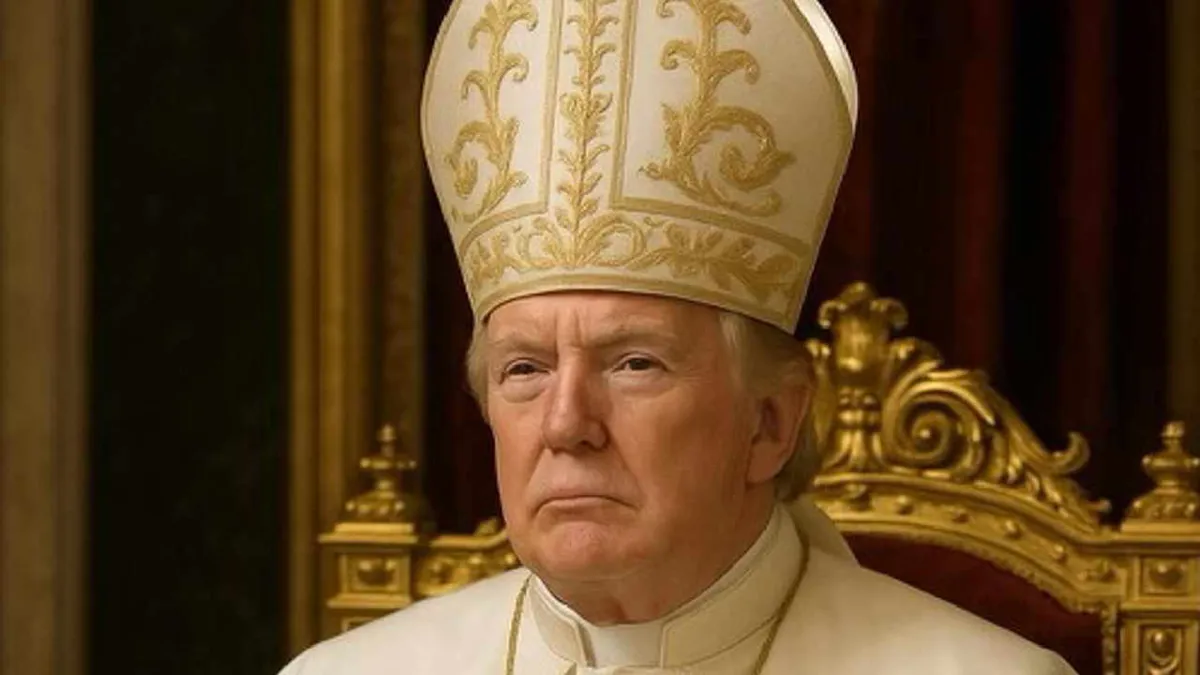 Conferencia católica en EE.UU. acusa a Trump de burlarse de la fe por foto vestido de papa