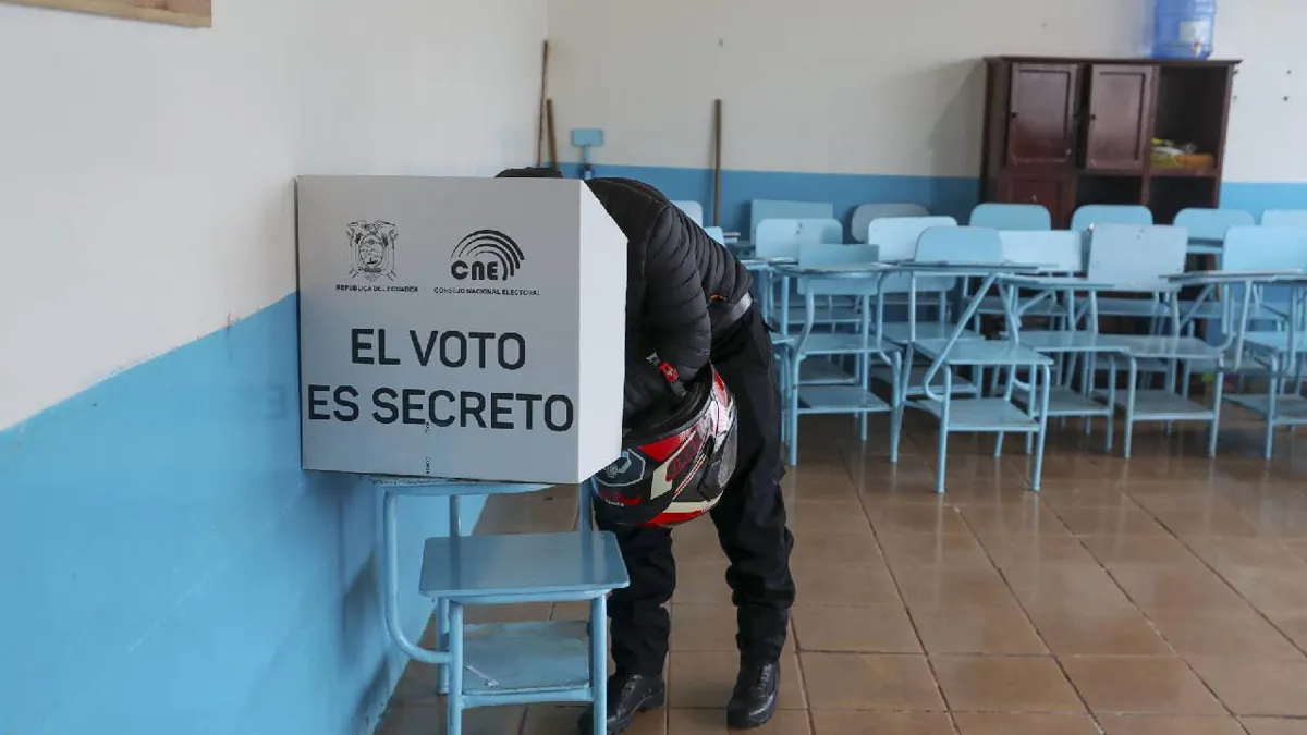 Arranca la jornada de elecciones generales en Ecuador