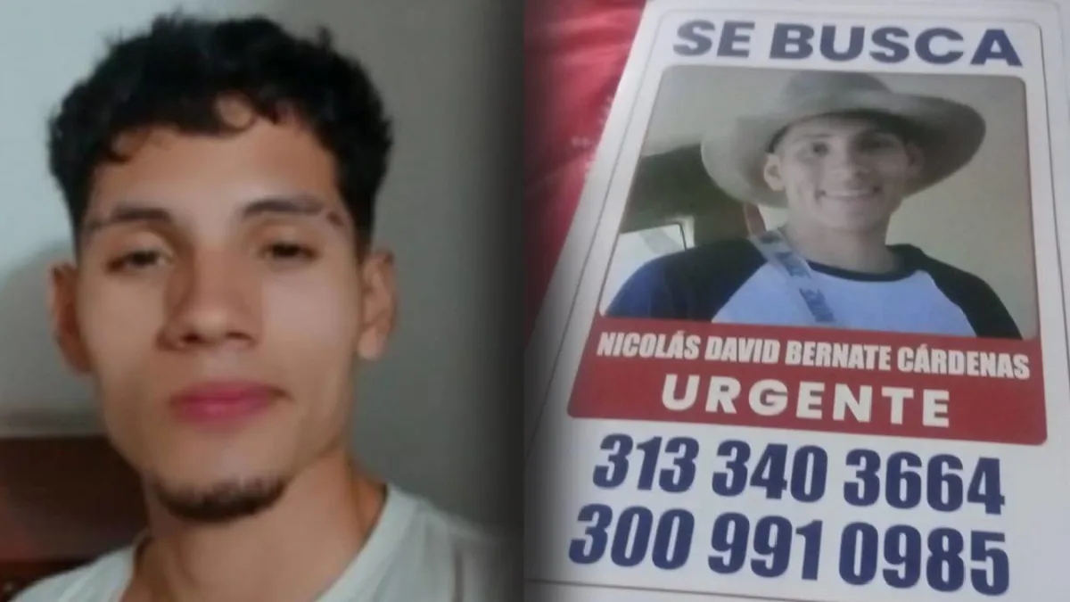 Misteriosa desaparición de Nicolás David Bernate tras el robo de su vehículo en Bogotá