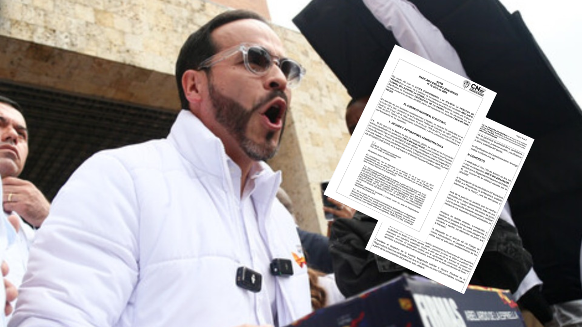 De la Espriella: CNE avoca solicitud de revocatoria de su candidatura por presuntas firmas falsas