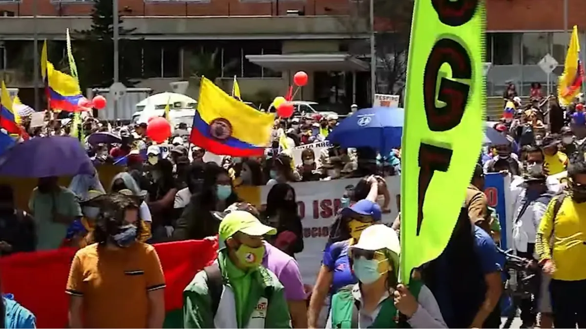 Colombia vive nueva jornada de marchas en varias ciudades del país
