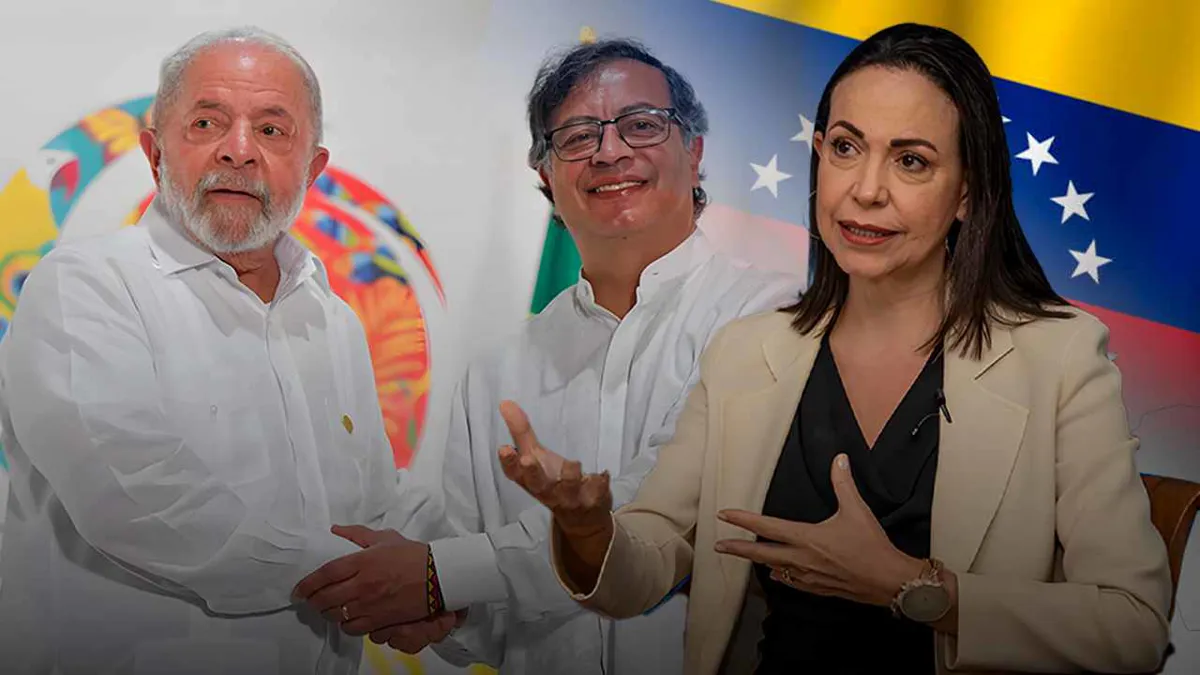 María Corina Machado responde a Petro y Lula sobre actas de comicios venezolanos