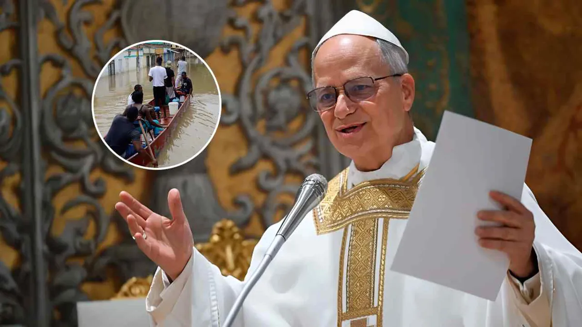 El papa pide prestar apoyo a Colombia tras inundaciones