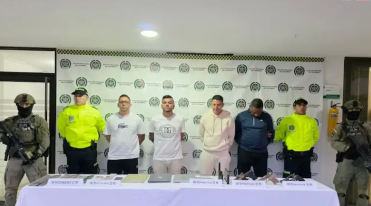Capturan en el Valle del Cauca a cinco enlaces del Cartel Jalisco Nueva Generacion con fines de extradicion