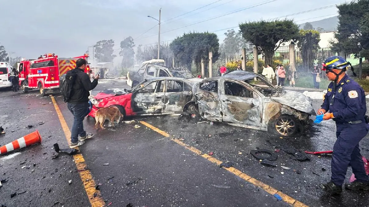 Accidente en peaje Casablanca deja cuatro muertos y 19 heridos tras explosión e incendio