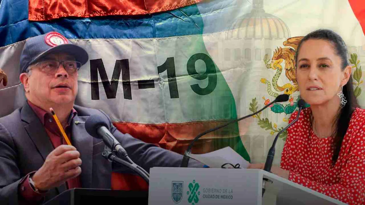 Petro aseguró que Claudia Sheinbaum ayudó a la guerrilla del M-19 en la clandestinidad en México