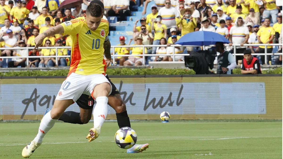 James Rodríguez dice que Colombia lo intentó “por todo lado” ante Perú