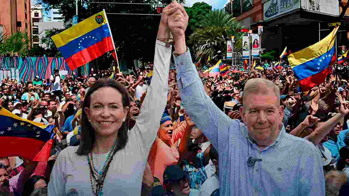 Avanzan las marchas convocadas por la oposición en Venezuela