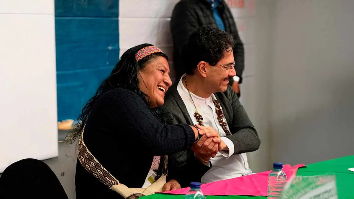 Iván Cepeda elige a Aida Quilcué, senadora indígena secuestrada en 2026, como su fórmula vicepresidencial