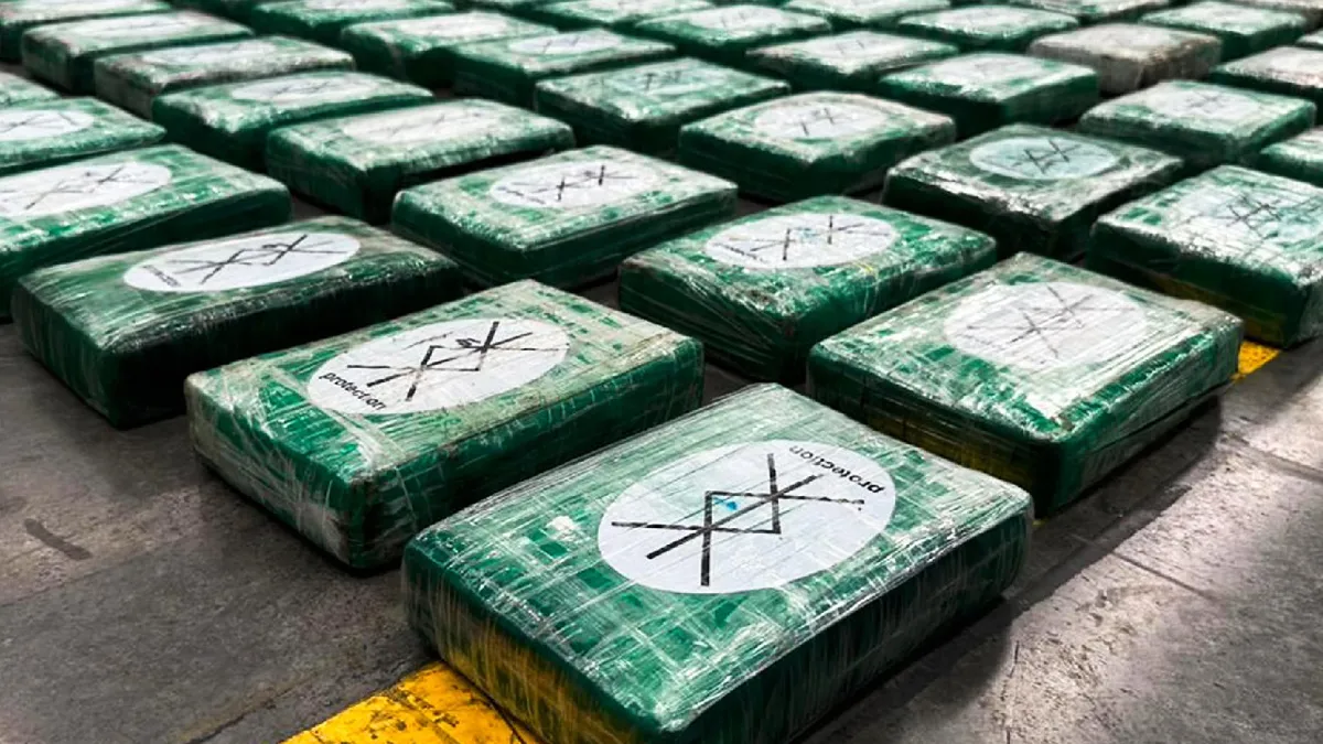 Incautan cuatro toneladas de cocaína en Antioquia con destino al Reino Unido