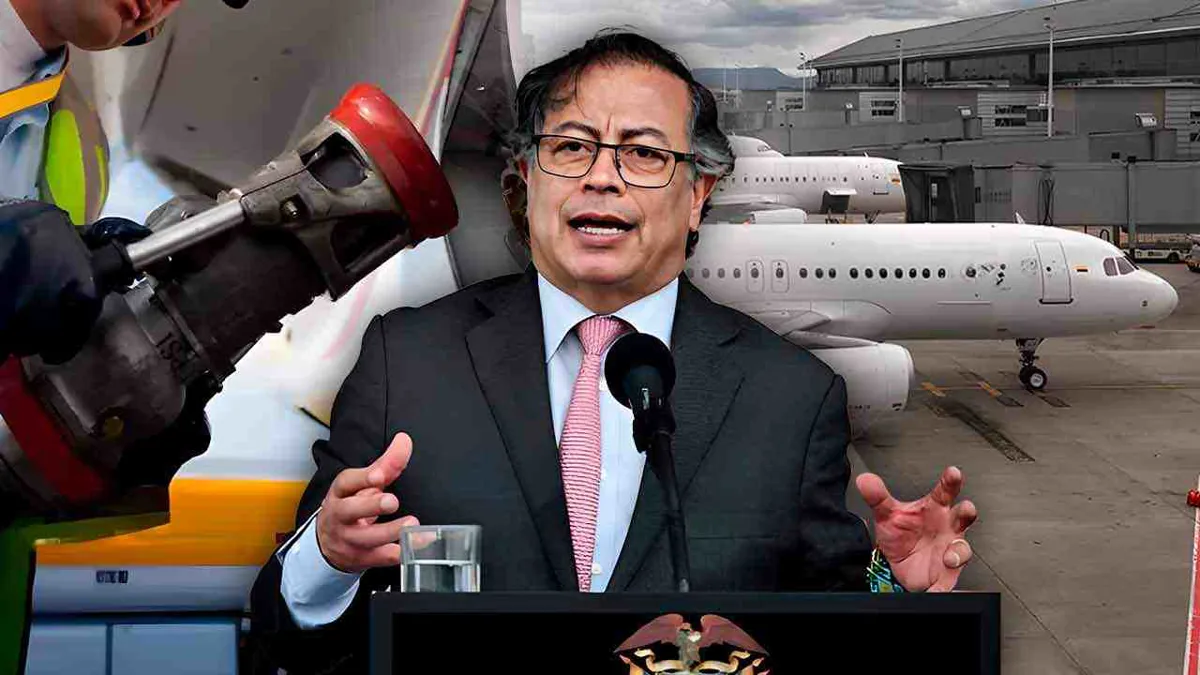 Petro descarta escasez de combustible para aviones y dice que existe “actividad irregular”