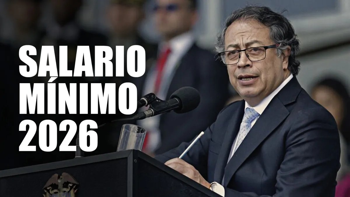 Petro decreta el aumento del salario mínimo para 2026