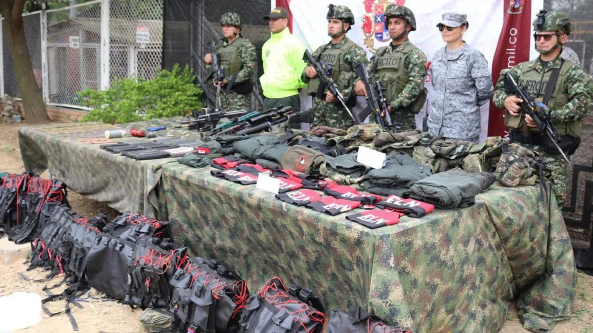 Fuerzas Militares abaten a cuatro integrantes del ELN en Norte de Santander