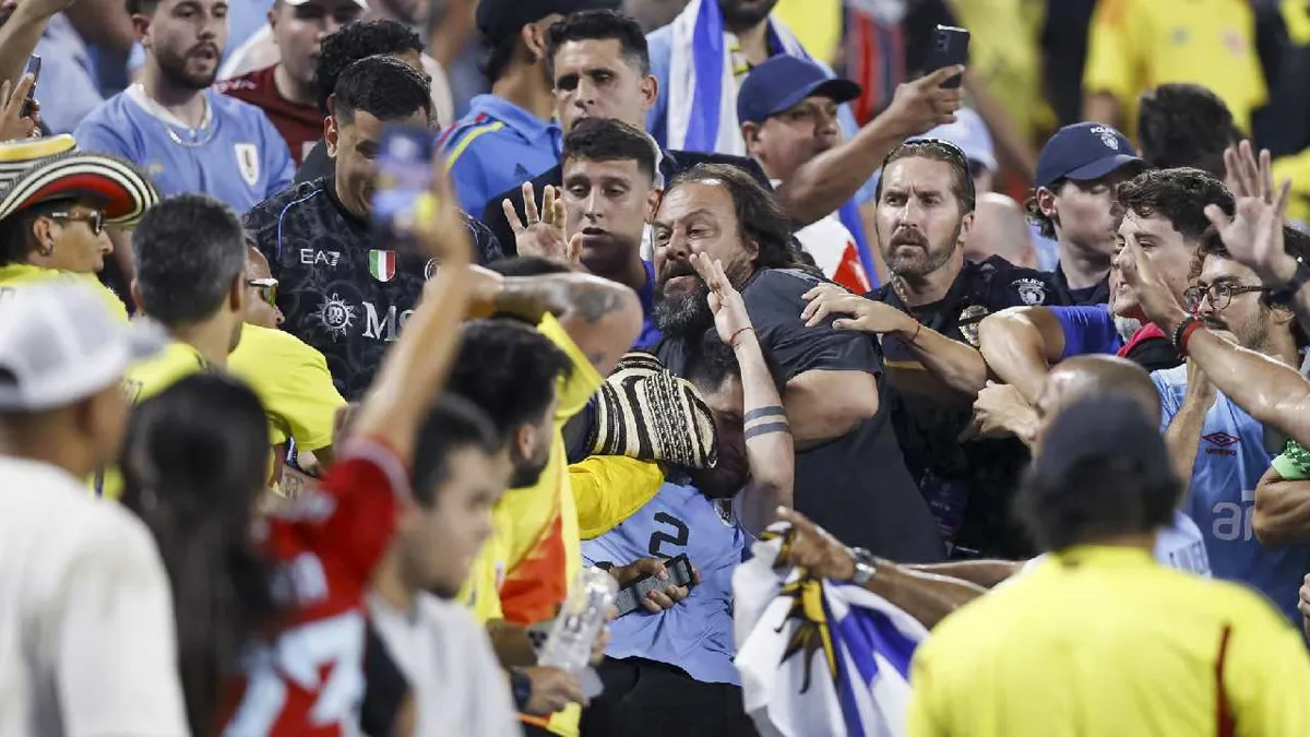 La Conmebol “condena enérgicamente” la violencia tras la pelea con jugadores uruguayos