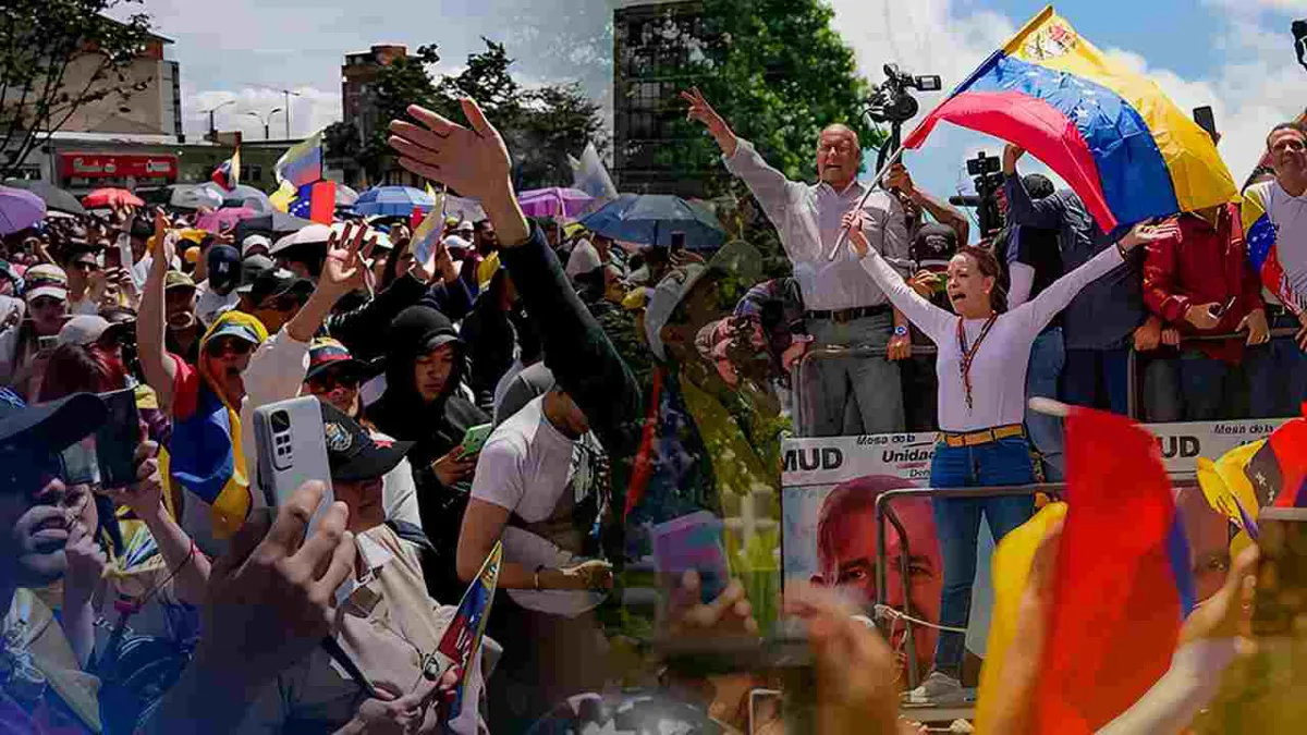 Venezolanos en Colombia prometen que irán “hasta el final” para que triunfe la oposición