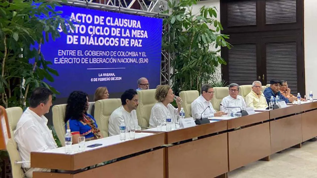 Eln y Gobierno descongelan el diálogo y anuncian el ciclo en Venezuela el 8 de abril
