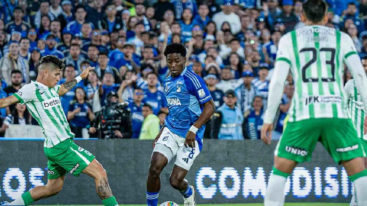Millonarios empata con Nacional y mantiene el liderato en la liga